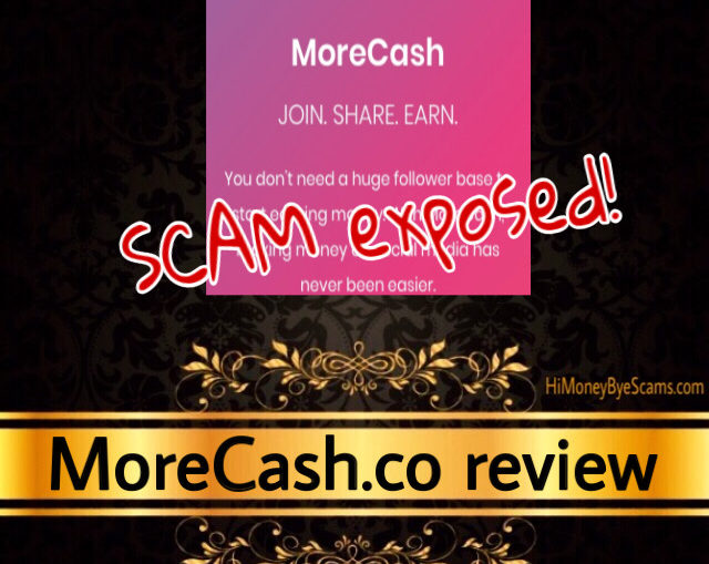 MoreCash.co scam review