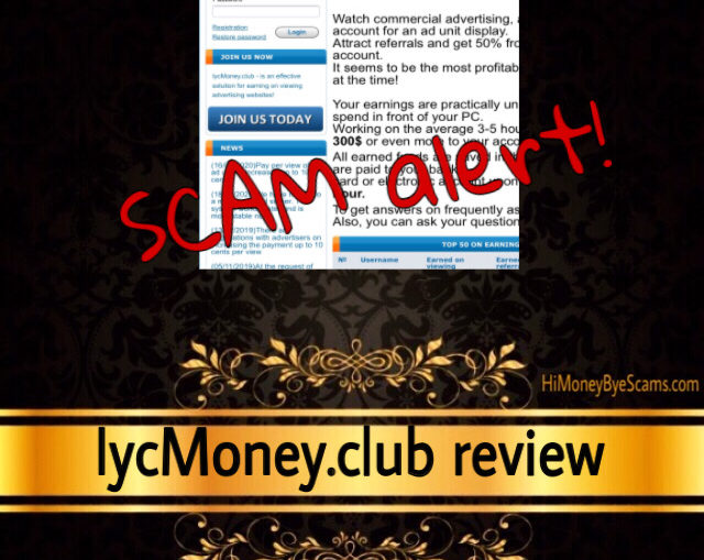 IycMoney.xyz review scam