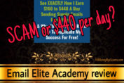 Email Elite Academy scam review