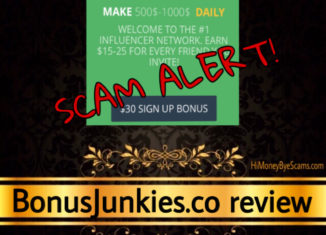 BonusJunkies.co scam review