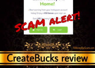 CreateBucks review scam