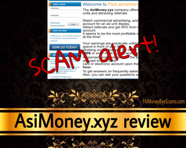 AsiMoney.xyz scam review