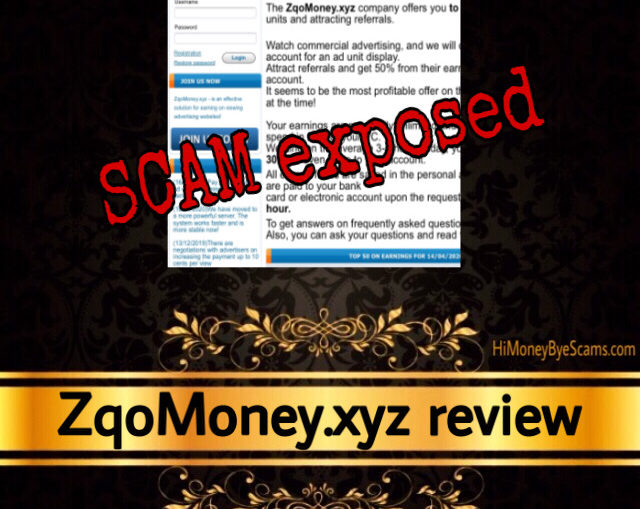 ZqoMoney.xyz scam review