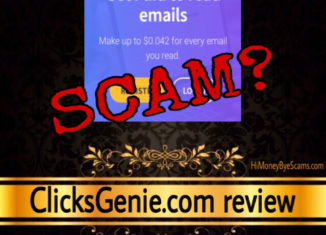 ClicksGenie.com review scam
