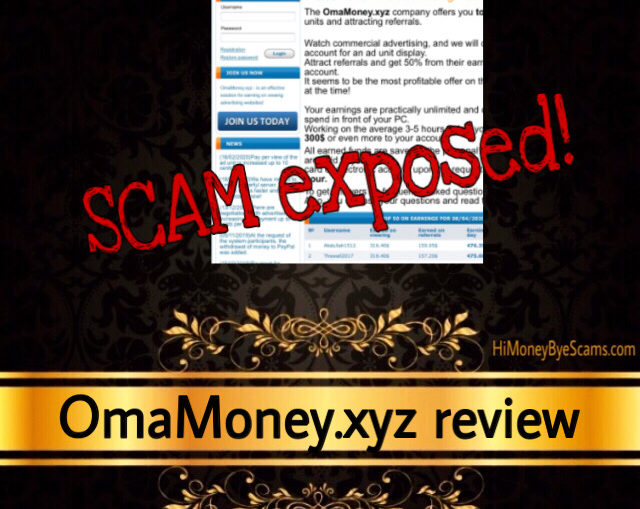 OmaMoney.xyz scam review