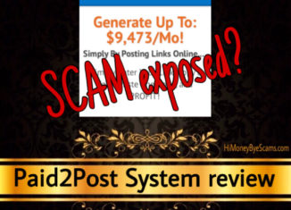 Paid2Post System review scam