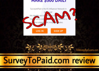 SurveyToPaid review scam