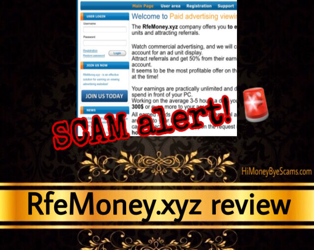RfeMoney.xyz review scam
