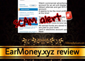 EarMoney.xyz scam review