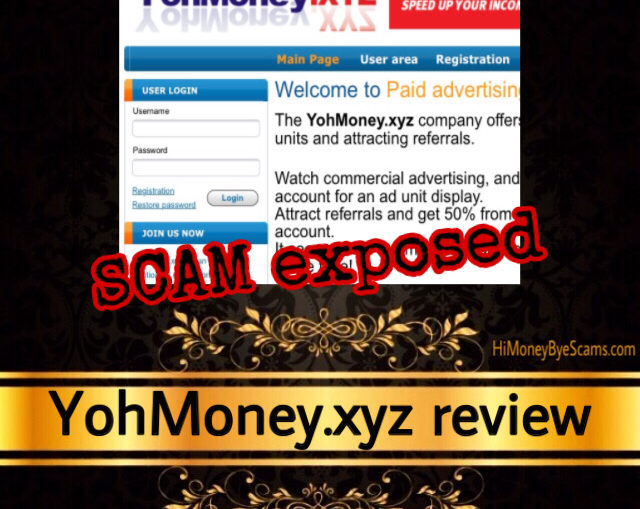 YohMoney.xyz review scam