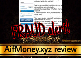 AifMoney.xyz review scam