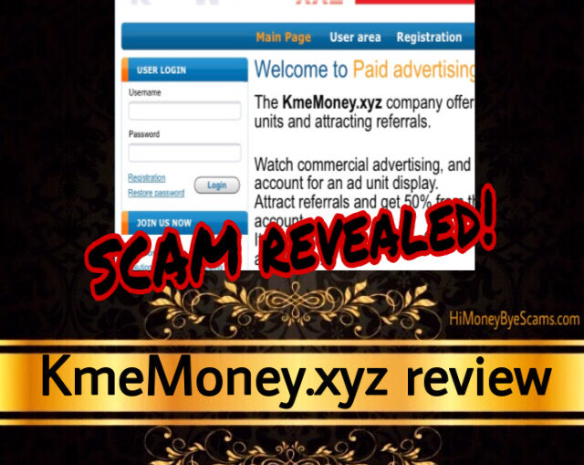 KmeMoney.xyz review scam