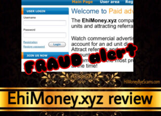 EhiMoney.xyz review scam