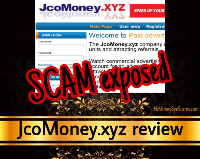 JcoMoney.xyz review scam