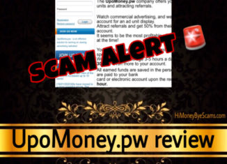 UpoMoney.pw scam review