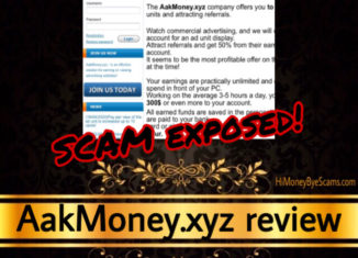 AakMoney.xyz review scam