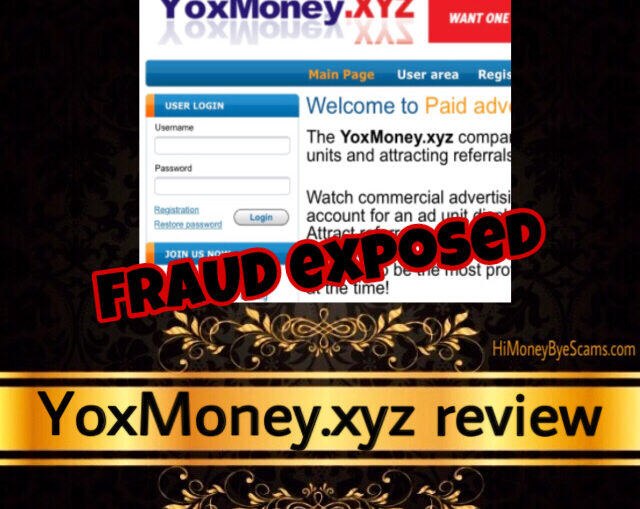 YoxMoney.xyz review scam