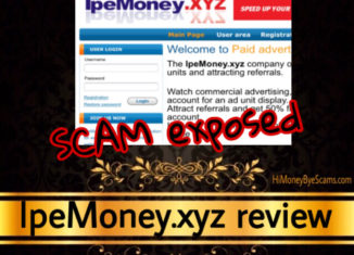 IpeMoney.xyz review scam