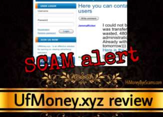 UfMoney.xyz review scam