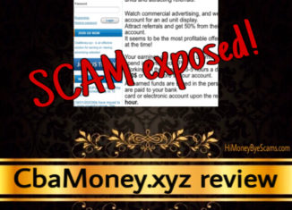 CbaMoney.xyz scam review
