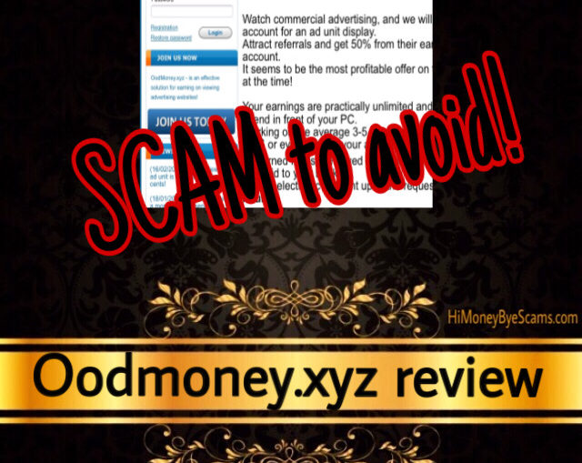 OodMoney.xyz review scam