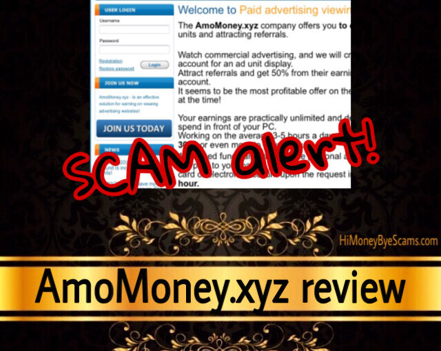AmoMoney.xyz review scam