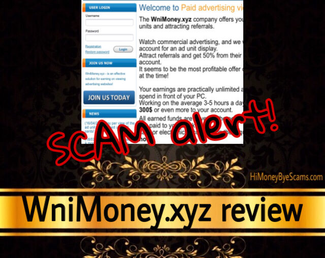 WniMoney.xyz review scam