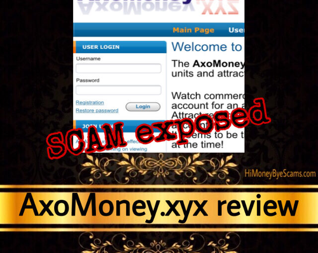 AxoMoney.xyz review scam