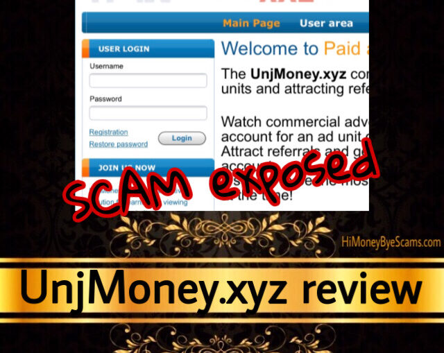 UnjMoney.xyz review scam