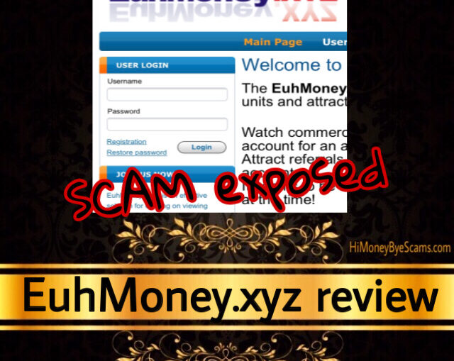 EuhMoney.xyz review scam