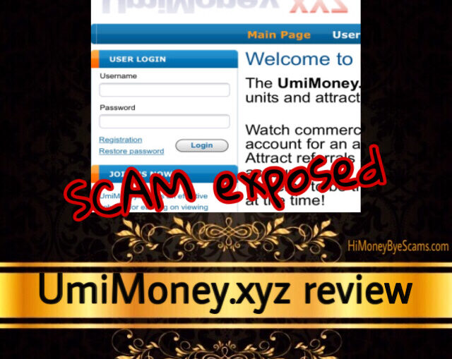 UmiMoney.xyz review scam
