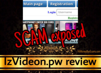 IzVideon.pw review scam