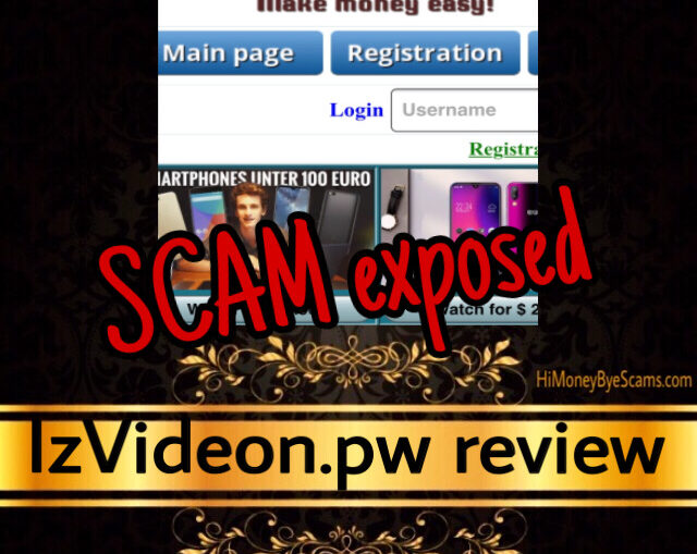 IzVideon.pw review scam