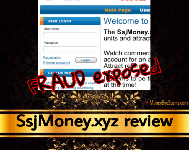 SsjMoney.xyz review scam