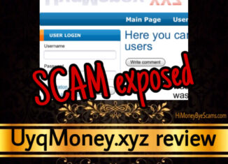 UyqMoney.xyz review scam