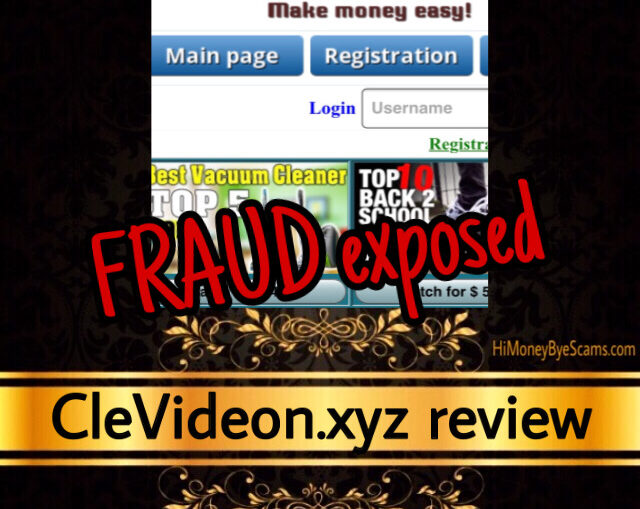 CleVideon.xyz review scam