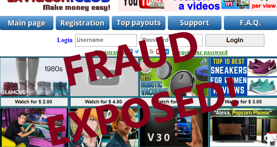 ExVideon.club review scam