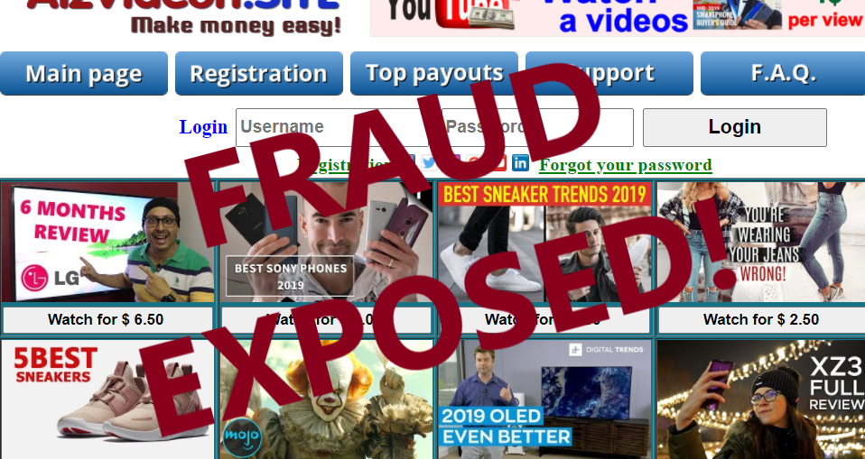 AizVideon.site review scam
