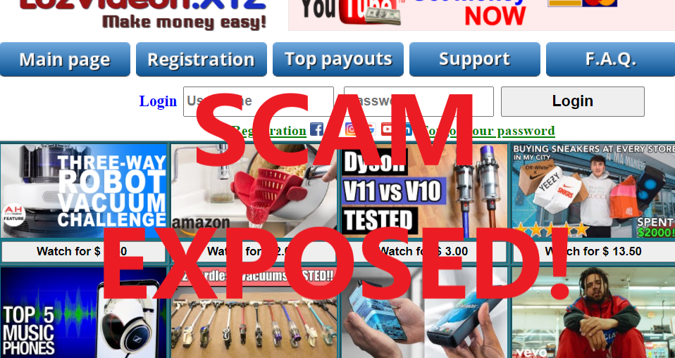 LozVideon.xyz review scam