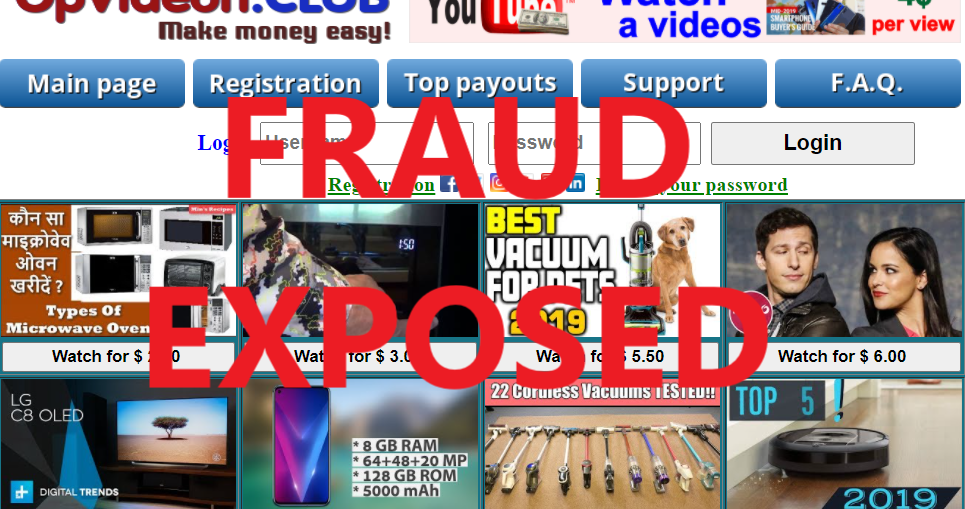 OpVideon.club review scam