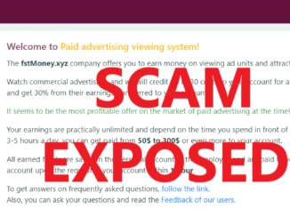 FstMoney.xyz review scam