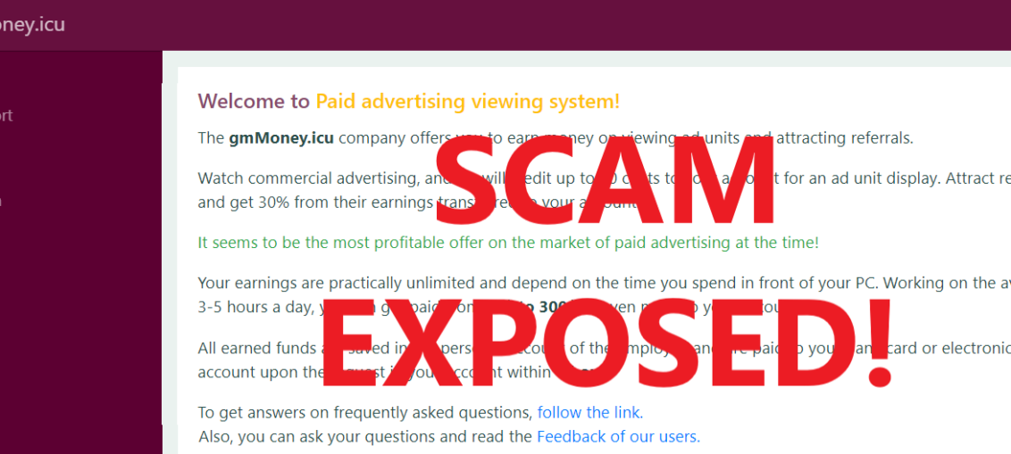 GmMoney.icu review scam