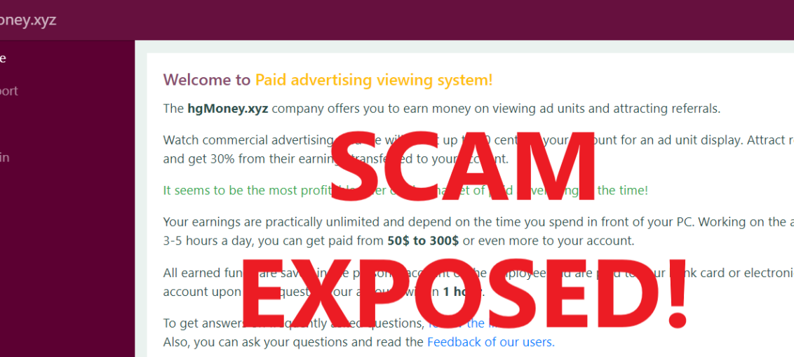 HgMoney.xyz review scam