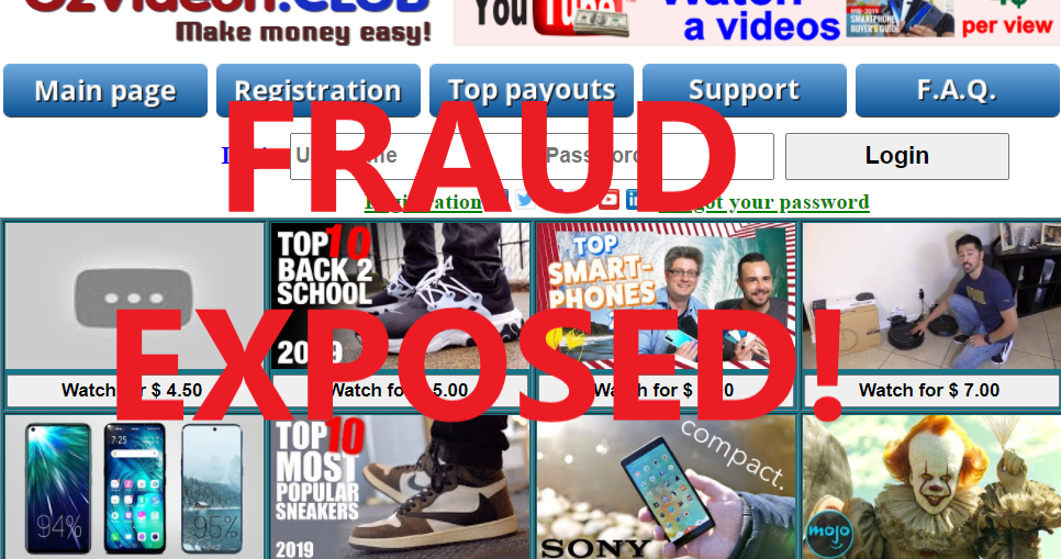 OzVideon.club review scam
