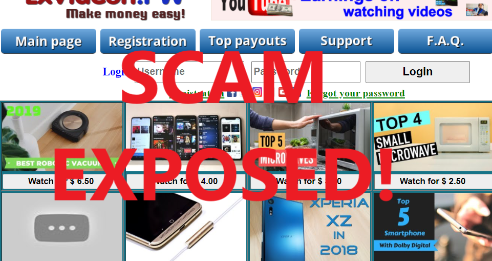 ExVideon.pw review scam