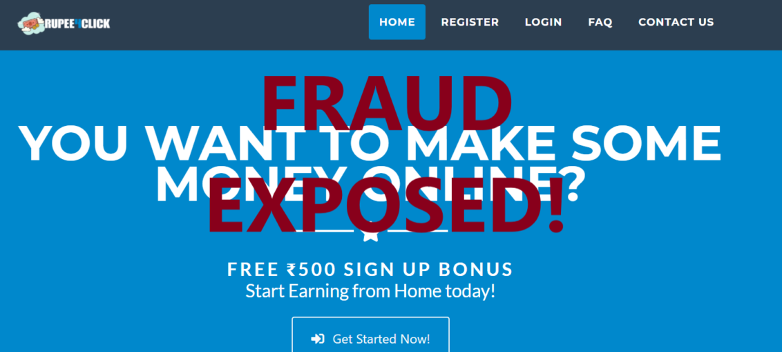 Rupee4Click.com review scam