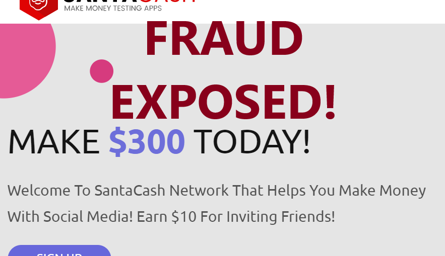 SantaCash.co review scam