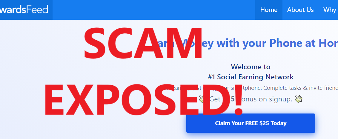 RewardsFeed review scam