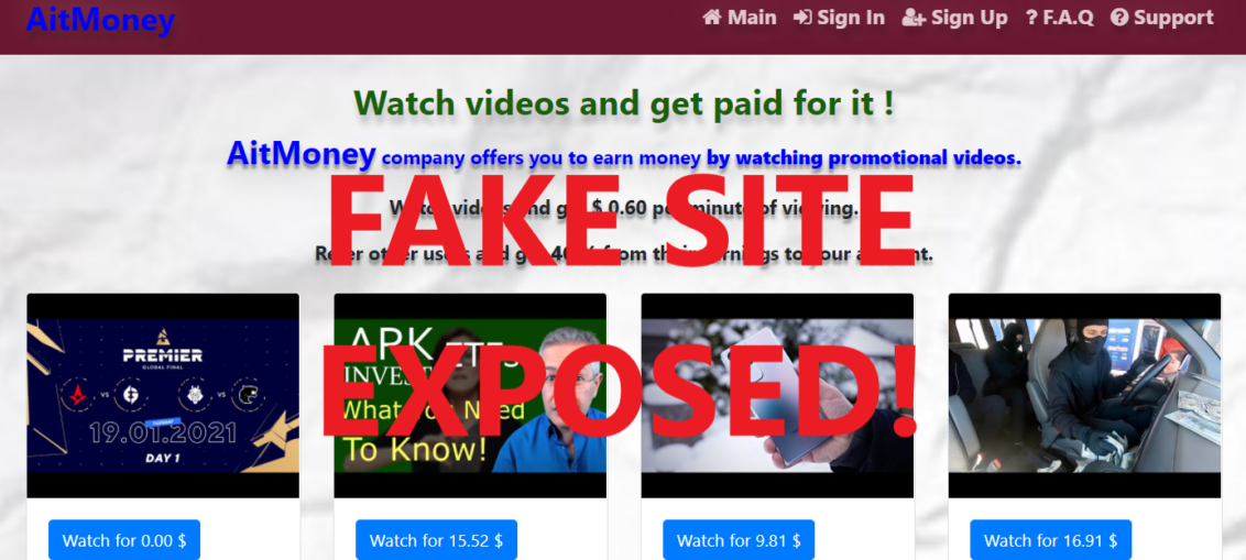 AitMoney.xyz review scam