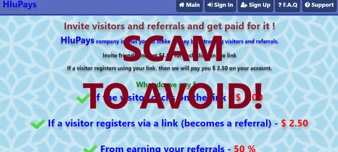 HluPays.xyz review fake
